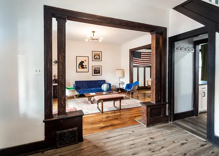 Luxe Mid-Century Styled Historic Townhouse #1